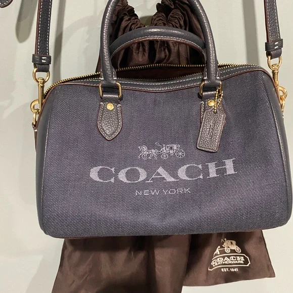 Coach Black Crossbody Bag - Picture 1 of 16